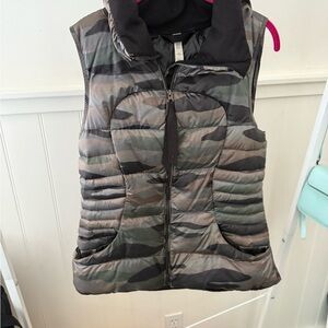 Lululemon Athletica Camouflage Puffer Vest